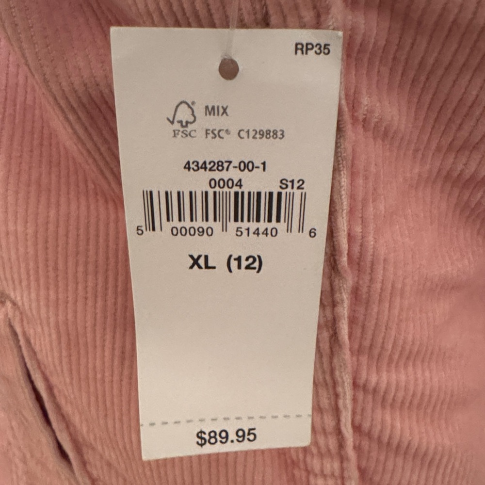 GAP Pink Kids Jean Jacket with Cream Lining - Picture 4 of 4